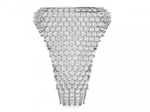 cushion shape champions diamond ring 3D Print Model