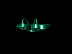 light weight diamond flower pendant 3Dプリントモデル