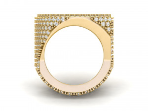 g letter diamond ring Modello di stampa 3D