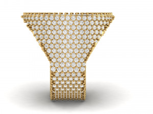 g letter diamond ring Modello di stampa 3D