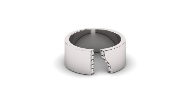 platinum diamond ring bands 3D-printmodel .c4d .max .obj .3ds .fbx .stl .blend 