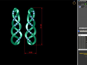 earings 001 3D Print Model