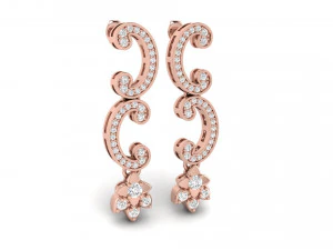 earings 002 3D Print Model