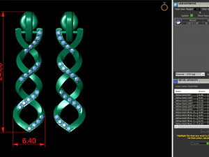 earings 003 3D Print Model