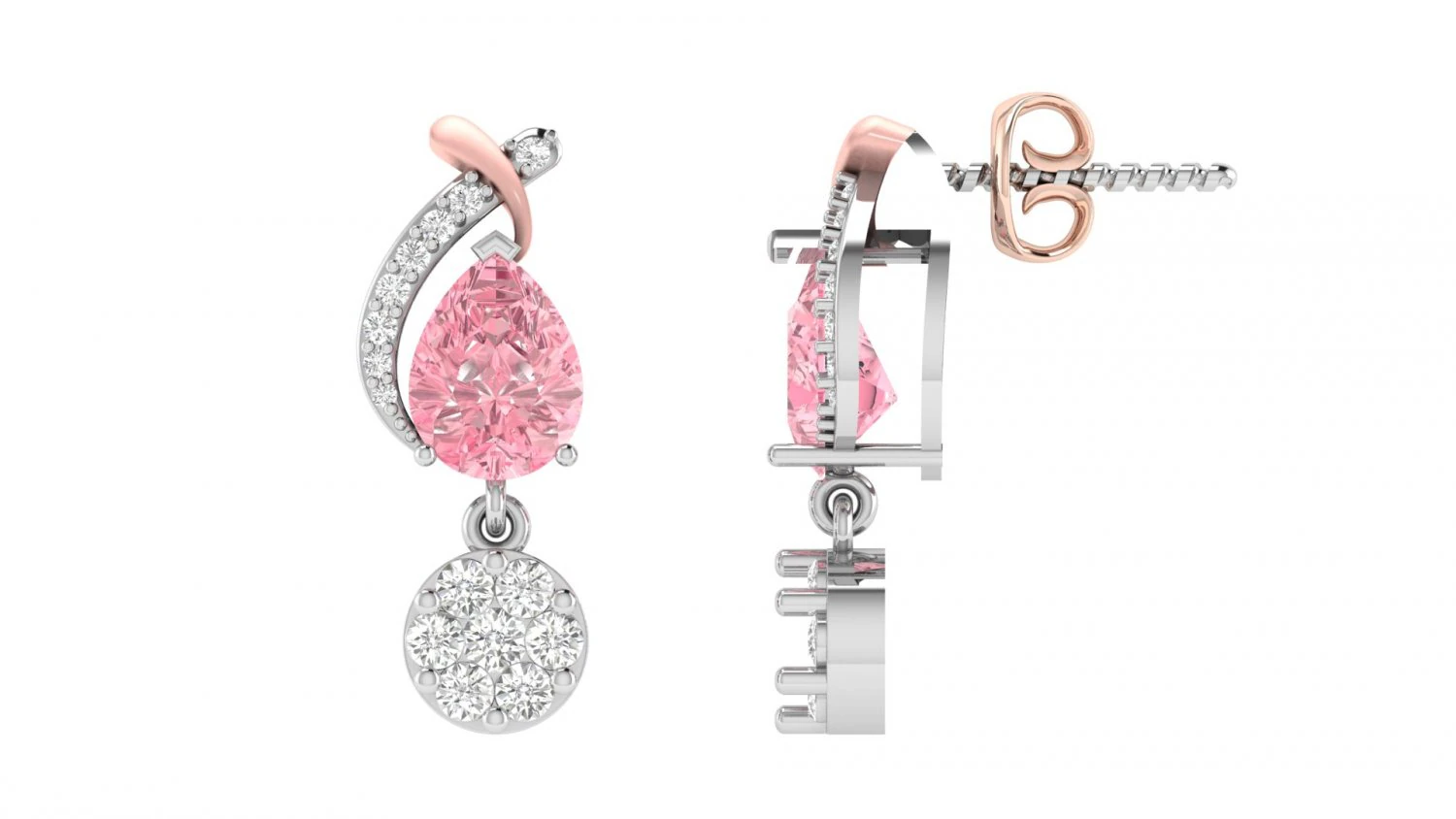 Earings 004 3D Print Model .c4d .max .obj .3ds .fbx .stl .blend