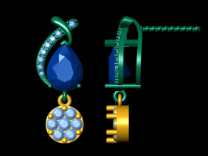 Earings 004 Modelo de impresión 3D