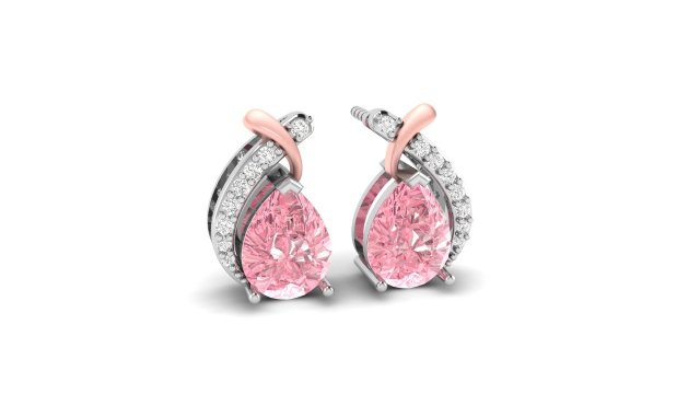 Earings 007 3D Print Model .c4d .max .obj .3ds .fbx .stl .blend