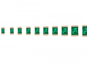emerald ring heads type 2 - 10pc 3D प्रिंट मॉडल