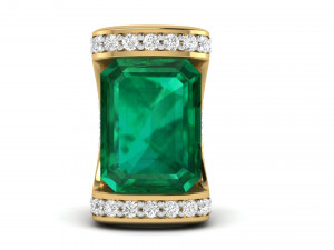 emerald ring heads type 2 - 10pc 3D प्रिंट मॉडल