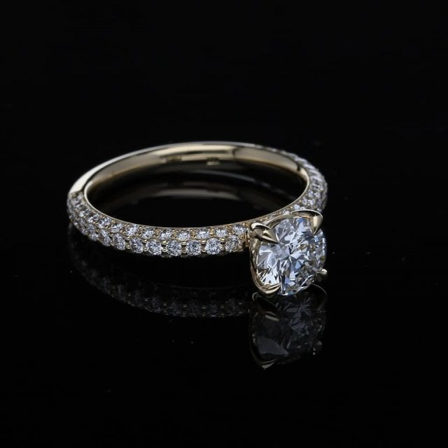 diamond wedding band 3D 打印模型 .c4d .max .obj .3ds .fbx .stl .blend 