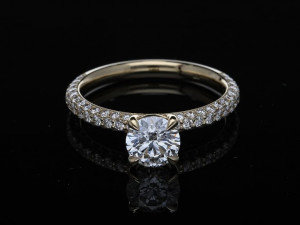 diamond wedding band 3D 打印模型