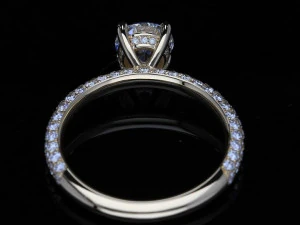 diamond wedding band 3D Print Model