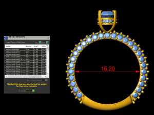 diamond wedding band 3D 打印模型