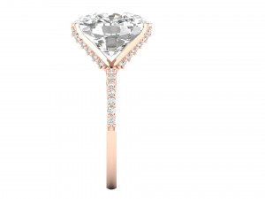 engagement ring 001 Model Cetak 3D