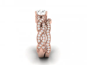 engagement ring 002 3D Print Model