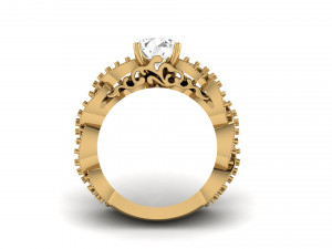 engagement ring 002 Modèles 3D en vedette