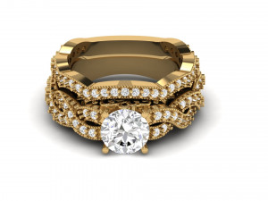 engagement ring 002 Modèles 3D en vedette