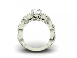 engagement ring 002 3D Print Model