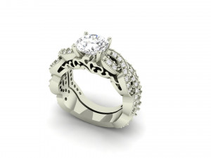 engagement ring 002 Modèles 3D en vedette