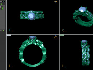 engagement ring 002 Modèles 3D en vedette