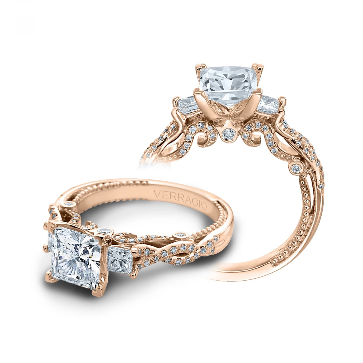 engagement ring 003 3D Print Model .c4d .max .obj .3ds .fbx .stl .blend 