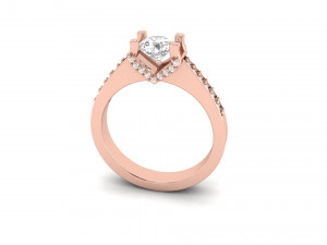engagement ring 004 3D 打印模型
