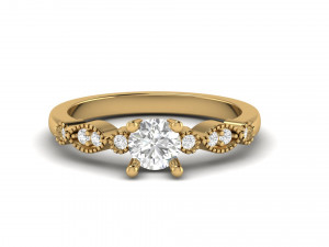 engagement ring 005 3Dプリントモデル