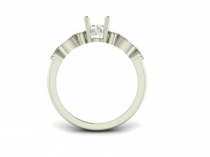 engagement ring 005 3Dプリントモデル