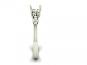 engagement ring 005 3Dプリントモデル