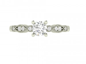 engagement ring 005 3Dプリントモデル