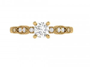 engagement ring 005 3Dプリントモデル