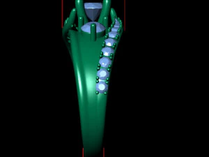 anello di fidanzamento 006 Modello di stampa 3D