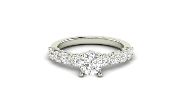 engagement ring 007 3Dプリントモデル .c4d .max .obj .3ds .fbx .stl .blend 