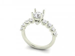 婚約指輪007 3Dプリントモデル