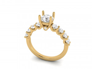 engagement ring 007 3Dプリントモデル