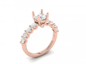 婚約指輪007 3Dプリントモデル