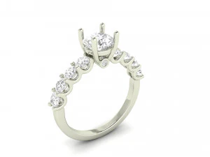 婚約指輪007 3Dプリントモデル