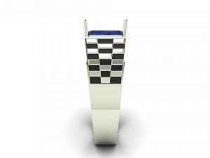 gents enamel ring 001 3Dプリントモデル