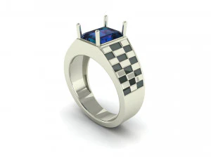 gents enamel ring 001 3D Print Model
