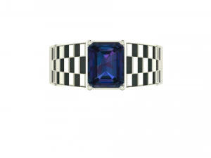 gents enamel ring 001 3D Print Model