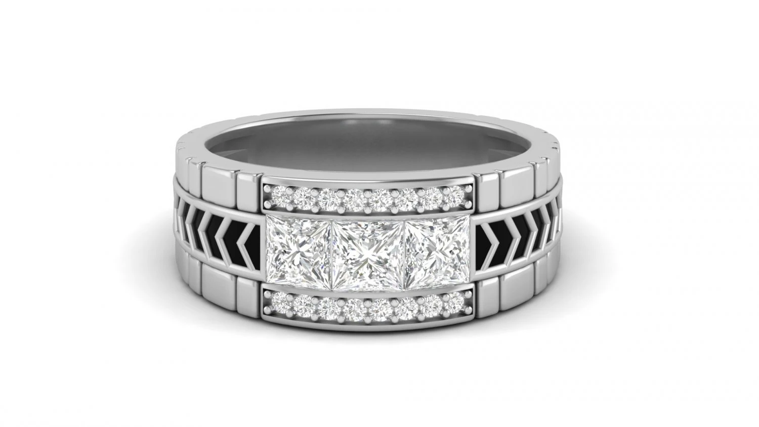 gents enamel ring 003 3D Print Model .c4d .max .obj .3ds .fbx .stl .blend