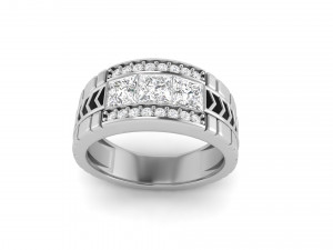 gents enamel ring 003 Model do druku 3D