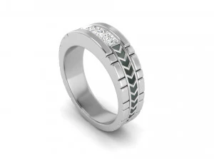 gents enamel ring 004 3D Print Model