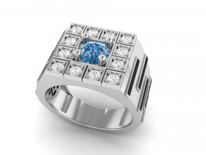 gents enamel ring 006 Modelo de impresión 3D