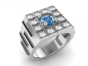 gents enamel ring 006 3D Print Model