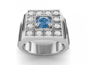 gents enamel ring 006 3D Print Model