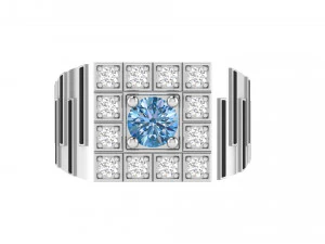 gents enamel ring 006 3D Print Model