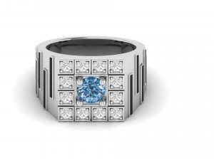 gents enamel ring 006 3D Print Model