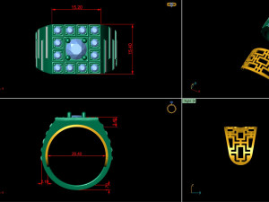 gents enamel ring 006 3D Print Model