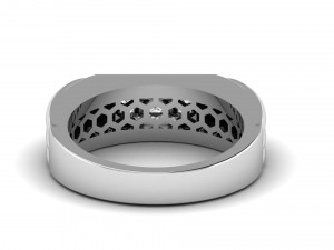 gents enamel ring 007 3D Baskı Modeli